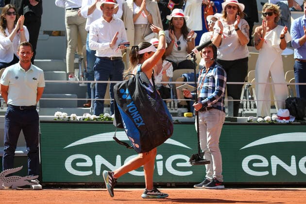 Roland Garros 2022 PARIS, IF - 01.06.2022: ROLAND GARROS 2022 - Jessica Pegula (USA) during the Roland Garros 2022 tournament held in Paris, France. (Photo: Andre Chaco Fotoarena) x2214372x  AndrexChaco