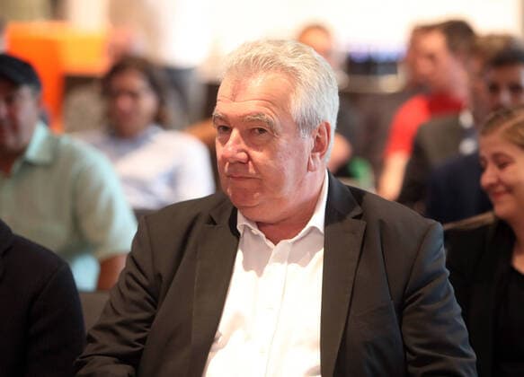 01 06 22 Football UEFA EM Euro 2024 Kick Off Event Stuttgart Germany, Stuttgart, 01 06 2022, Football, UEFA EM Euro 2024 Kick Off Event Stuttgart Peter Frymuth Vice President DFB