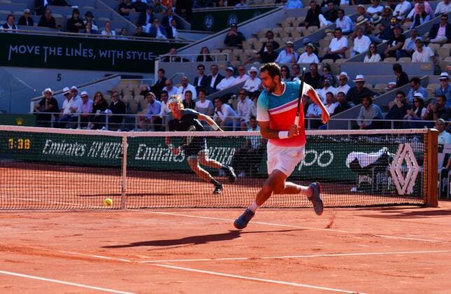 Mandatory Credit: Photo by Javier Garcia Shutterstock (12960004aj) Marin Cilic during his five set match against Andrey Rublev French Open Tennis, Day 11, Roland Garros, Paris, France - 01 Jun 2022 French Open Tennis, Day 11, Roland Garros, Paris, France - 01 Jun 2022  Copyright: xJavierxGarcia Shutterstockx 12960004aj