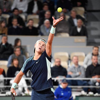 Roland Garros 2022 PARIS, IF - 01.06.2022: ROLAND GARROS 2022 - Holger Rune (DEN) during a tennis match against Casper Ruud (NOR) valid for the quarter-final of the 2022 Roland Garros men& 39;s tournament held in Paris, France. (Photo: Richard Callis Fotoarena) x2214504x  RichardxCallis