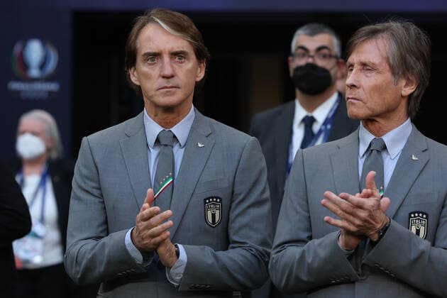 1st June 2022; Wembley Stadium, London, England : CONBEMOL-UEFA CHAMPIONS CUP - FINALISSIMA, Italy versus Argentina: Italy Manager Roberto Mancini  ActionPlus12395869 ShaunxBrooks