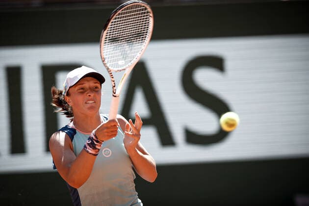 Demi-finale Dames entre Iga SWIATEK (POL) et Daria KASATKINA (RUS) TENNIS : Roland Garros 2022 - 02 06 2022 AurelienMorissard Panoramic 
