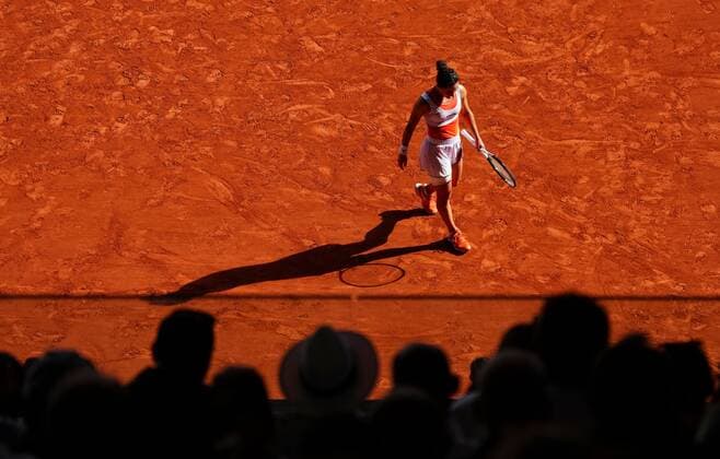 Mandatory Credit: Photo by Javier Garcia Shutterstock (12960006aj) Martina Trevisan during her semi final defeat French Open Tennis, Day 12, Roland Garros, Paris, France - 02 Jun 2022 French Open Tennis, Day 12, Roland Garros, Paris, France - 02 Jun 2022  Copyright: xJavierxGarcia Shutterstockx 12960006aj