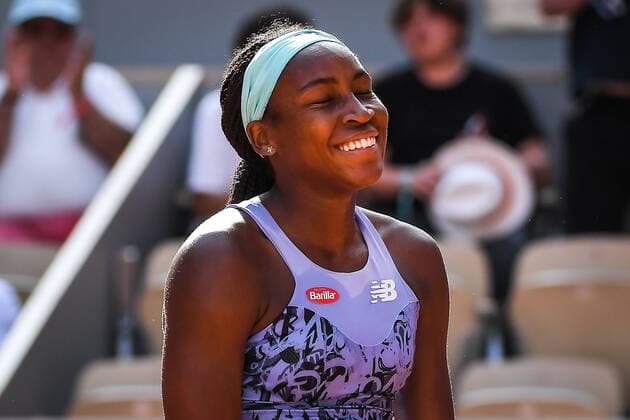 June 2, 2022, Paris, France, France: Coco GAUFF of United States celebrates his victory during the Day twelve of Roland-Garros 2022, French Open 2022, Grand Slam tennis tournament at the Roland-Garros stadium on June 02, 2022 in Paris, France. Paris France - ZUMAm308 20220602_zsp_m308_018 Copyright: xMatthieuxMirvillex