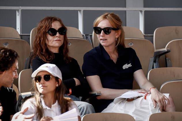 Tennis, Celebrity guests at the French Open in Paris