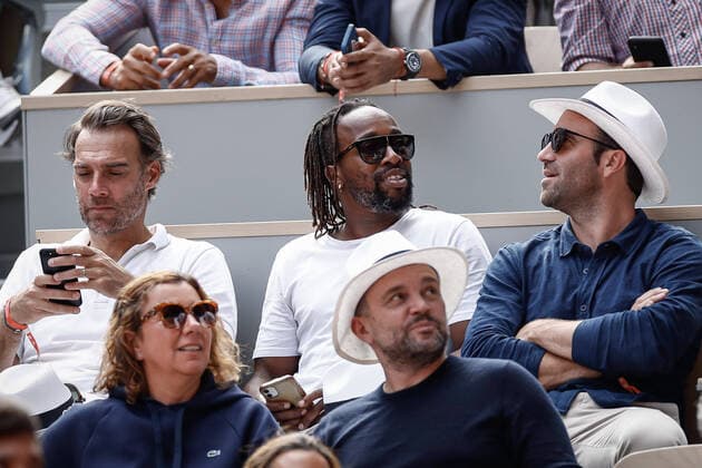 Sydney Govou assiste a la Demi-finale Dames entre Coco GAUFF (USA) et Martina TREVISAN (ITA) TENNIS : Roland Garros 2022 - 02 06 2022 AurelienMorissard Panoramic 