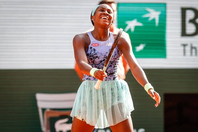 June 2, 2022, Paris, France, France: Coco GAUFF of United States celebrates his victory during the Day twelve of Roland-Garros 2022, French Open 2022, Grand Slam tennis tournament at the Roland-Garros stadium on June 02, 2022 in Paris, France. Paris France - ZUMAm308 20220602_zsp_m308_022 Copyright: xMatthieuxMirvillex