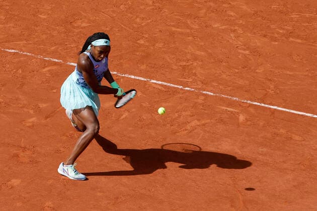 Martina Trevisan Vs Coco Gauff - 1 2 Finale TENNIS : Roland Garros 2022 - 02 06 2022 MichaelBaucher Panoramic 