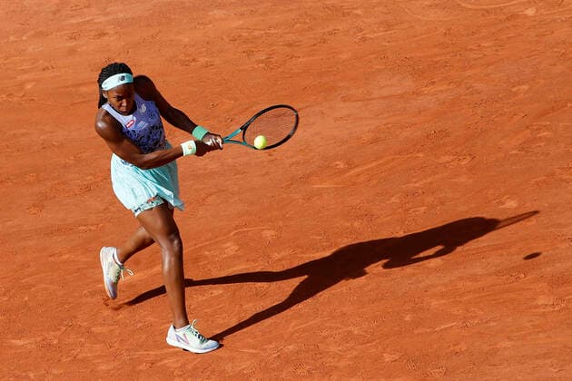 Martina Trevisan Vs Coco Gauff - 1 2 Finale TENNIS : Roland Garros 2022 - 02 06 2022 MichaelBaucher Panoramic 