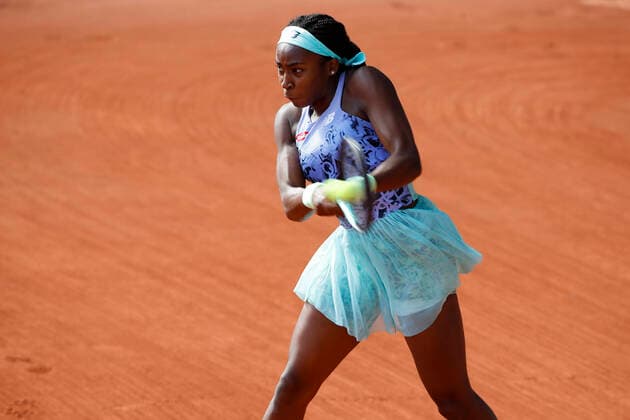 Martina Trevisan Vs Coco Gauff - 1 2 Finale TENNIS : Roland Garros 2022 - 02 06 2022 MichaelBaucher Panoramic 