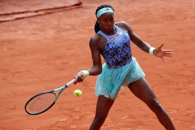 Martina Trevisan Vs Coco Gauff - 1 2 Finale TENNIS : Roland Garros 2022 - 02 06 2022 MichaelBaucher Panoramic 