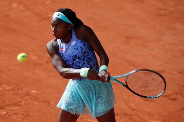 Martina Trevisan Vs Coco Gauff - 1 2 Finale TENNIS : Roland Garros 2022 - 02 06 2022 MichaelBaucher Panoramic 