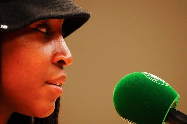 Mandatory Credit: Photo by Javier Garcia Shutterstock (12960006bc) Coco Gauff faces the press after reaching the final French Open Tennis, Day 12, Roland Garros, Paris, France - 02 Jun 2022 French Open Tennis, Day 12, Roland Garros, Paris, France - 02 Jun 2022  Copyright: xJavierxGarcia Shutterstockx 12960006bc