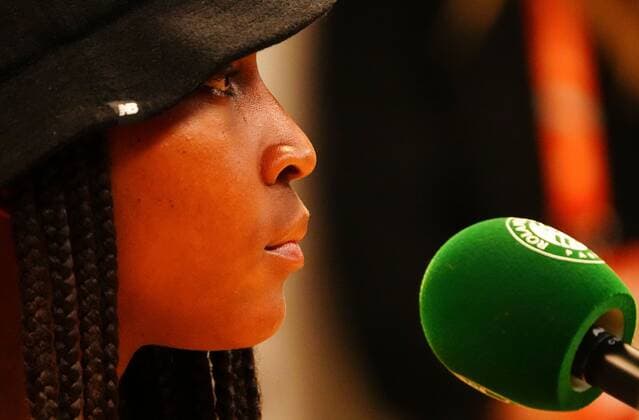 Mandatory Credit: Photo by Javier Garcia Shutterstock (12960006bj) Coco Gauff faces the press after reaching the final French Open Tennis, Day 12, Roland Garros, Paris, France - 02 Jun 2022 French Open Tennis, Day 12, Roland Garros, Paris, France - 02 Jun 2022  Copyright: xJavierxGarcia Shutterstockx 12960006bj