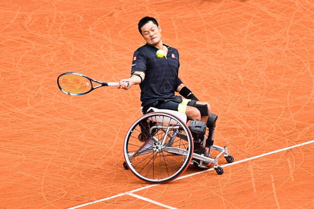 Shingo Kunieda ( Japon ) - TENNIS : Roland Garros 2022 - Internationaux de France - 03 06 2022 FedericoPestellini Panoramic 