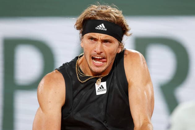 03 06 2022, Tennis, French Open 2022 Roland Garros, FRA, Paris, Roland Garros picture v li Alexander Zverev GER Copyright: HMBxMedia AntonioxBorga
