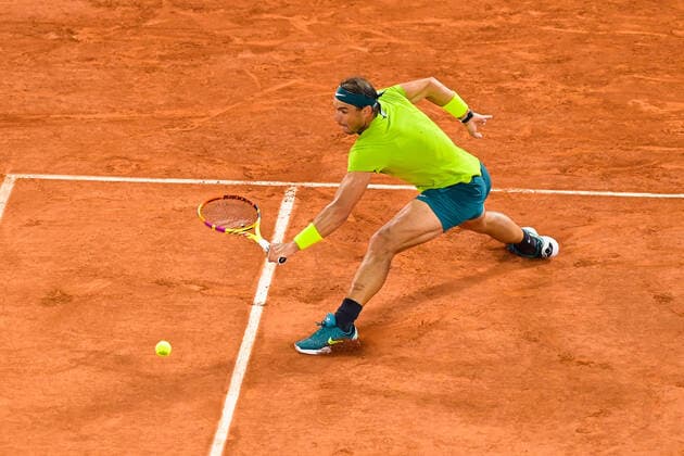 Rafael Nadal ( Espagne ) TENNIS : Roland Garros 2022 - Internationaux de France - 03 06 2022 FedericoPestellini Panoramic 