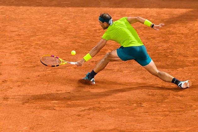 Rafael Nadal ( Espagne ) TENNIS : Roland Garros 2022 - Internationaux de France - 03 06 2022 FedericoPestellini Panoramic 