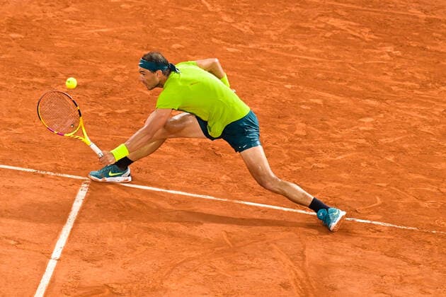 Rafael Nadal ( Espagne ) TENNIS : Roland Garros 2022 - Internationaux de France - 03 06 2022 FedericoPestellini Panoramic 