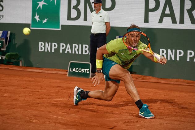 Demi-finale Hommes entre Rafael NADAL (ESP) et Alexander ZVEREV (GER) TENNIS : Roland Garros 2022 - 03 06 2022 AurelienMorissard Panoramic 