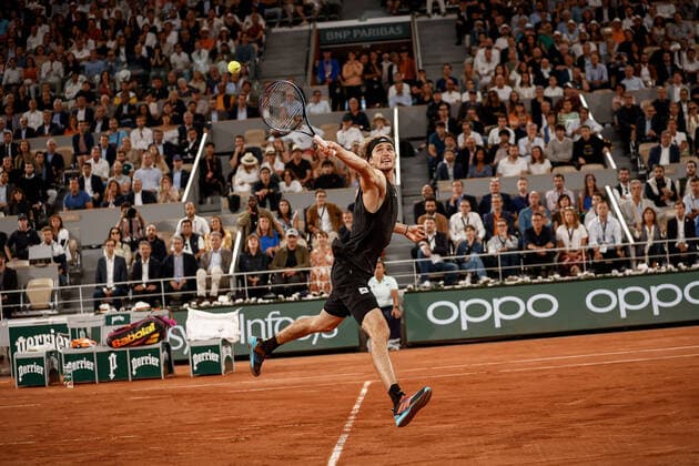 Demi-finale Hommes entre Rafael NADAL (ESP) et Alexander ZVEREV (GER) TENNIS : Roland Garros 2022 - 03 06 2022 AurelienMorissard Panoramic 