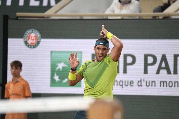 Tennis - Roland Garros 2022 - Match Rafael Nadal contre Alexander Zverev demi finale - Espagne Allemagne TENNIS : Roland Garros 2022 - France - 03 06 2022 ChrysleneCaillaud Panoramic 