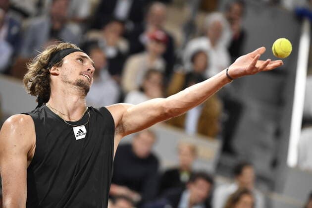 Tennis - Roland Garros 2022 - Match Rafael Nadal contre Alexander Zverev demi finale - Espagne Allemagne TENNIS : Roland Garros 2022 - France - 03 06 2022 ChrysleneCaillaud Panoramic 