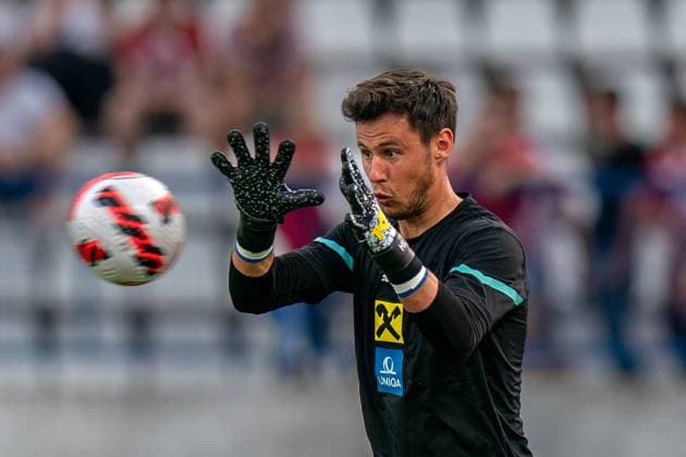 SOCCER - NL, CRO vs AUT OSIJEK,CROATIA,03.JUN.22 - SOCCER - UEFA Nations League, OEFB international match, Länderspiel, Nationalmannschaft Croatia vs Austria. Image shows Heinz Lindner (AUT) during warm up.  GEPAxpictures xJohannesxFriedl