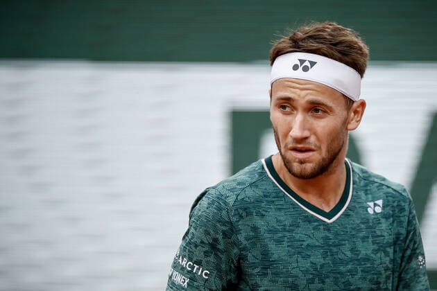 Demi-finale Hommes entre Casper RUUD (NOR) et Marin CILIC (CRO) TENNIS : Roland Garros 2022 - 03 06 2022 AurelienMorissard Panoramic 