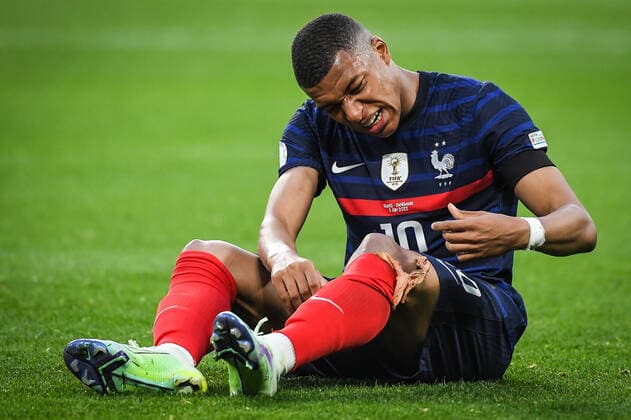 June 3, 2022, Paris, France, France: Kylian MBAPPE of France looks dejected during the UEFA Nations League, League A - Group 1 football match between France and Denmark at Stade de France on June 03, 2022 in Saint-Denis near Paris, France. Paris France - ZUMAm308 20220603_zsp_m308_013 Copyright: xMatthieuxMirvillex