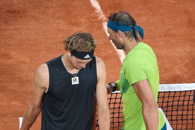2022 French Open - Day Thirteen Rafael Nadal against Alexander Zverev on Philipe Chatrier court in the 2022 French Open semi-finals. PARIS France  Copyright: xIbrahimxEzzatx originalFilename:ezzat-notitle220603_npDkS.jpg