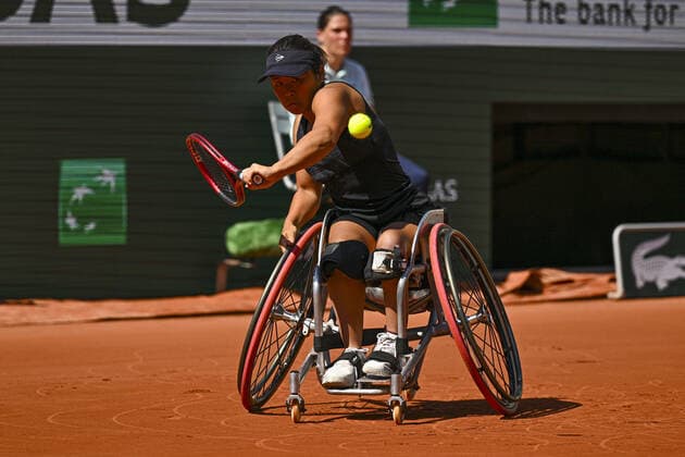 Yui Kamiji (Jpn) TENNIS : Roland Garros 2022 - Finale Fauteuil - 04 06 2022 JBAutissier Panoramic 