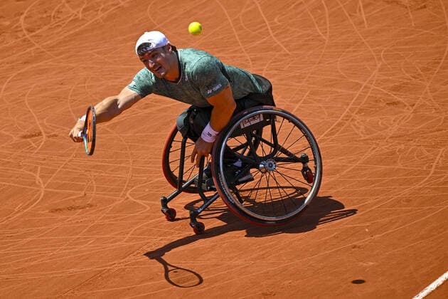 Gustavo Fernandez (arg) TENNIS : Roland Garros 2022 - Finale Fauteuil - 04 06 2022 JBAutissier Panoramic 