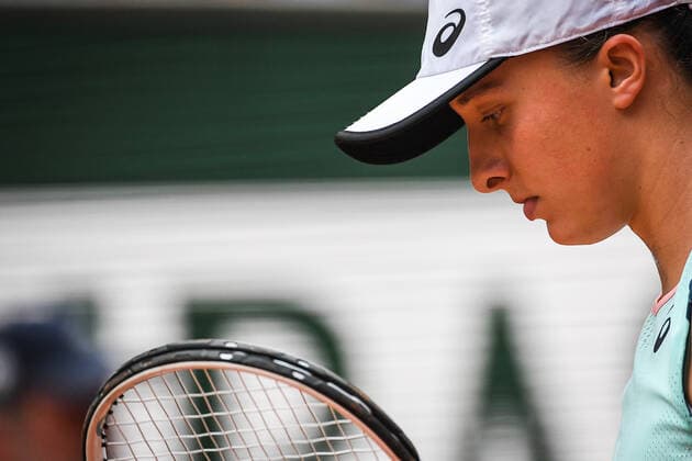 June 4, 2022, Paris, France, France: Iga SWIATEK of Poland during the Day fourteen of Roland-Garros 2022, French Open 2022, Grand Slam tennis tournament at the Roland-Garros stadium on June 04, 2022 in Paris, France. Paris France - ZUMAm308 20220604_zsp_m308_003 Copyright: xMatthieuxMirvillex