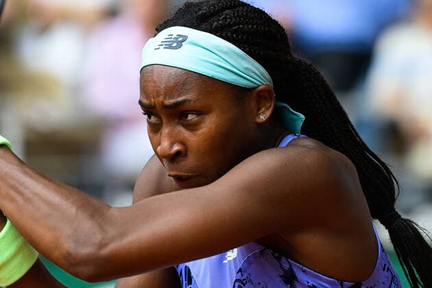 Coco Gauff ( USA ) TENNIS : Roland Garros 2022 - Internationaux de France - 04 06 2022 FedericoPestellini Panoramic 