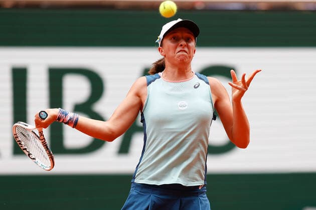 04 06 2022, Tennis, French Open 2022 Roland Garros Final Women Singles Iga Swiatek POL Coco Gauff USA , FRA, Paris, Roland Garros v li Iga Swiatek POL French Open 2022 Roland Garros Final Women Singles Paris Copyright: xBeckerxEibner-Pressefotox EP_hec