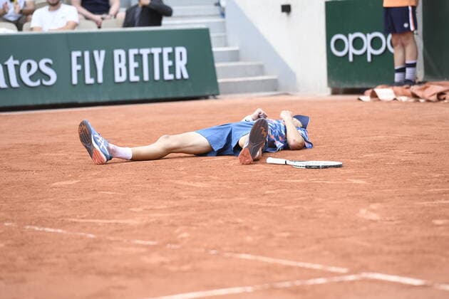 Tennis - Roland Garros 2022 - Gabriel Debru - France gagne le tournoi junior TENNIS : Roland Garros 2022 - France - 04 06 2022 ChrysleneCaillaud Panoramic 