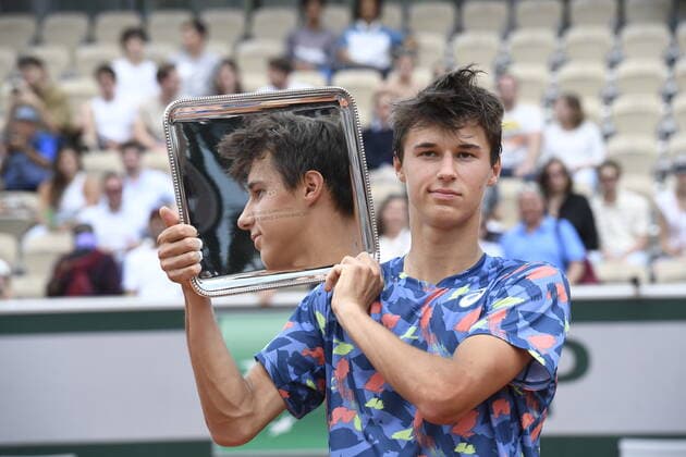 Tennis, French Open, Final, Juniors, Gabriel Debru wins