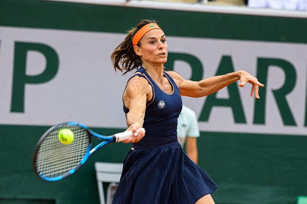 Gabriela Sabatini ( ARG ) - TENNIS : Roland Garros 2022 - Internationaux de France - 04 06 2022 FedericoPestellini Panoramic 