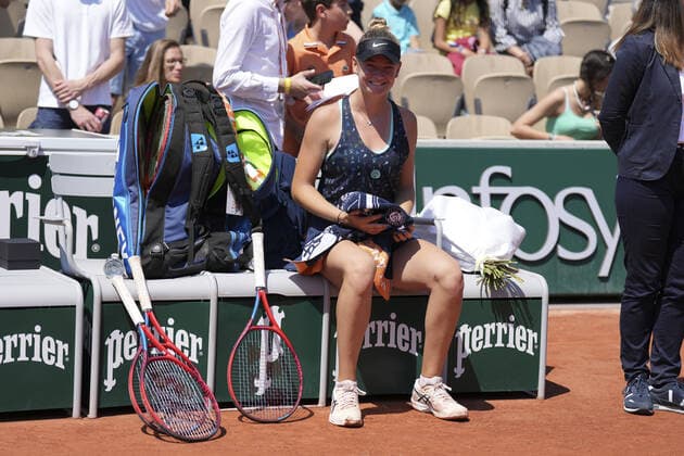 Lucie Havlickova vitezka juniorky Roland Garros 2022 CTKPhotoF202206041211901 