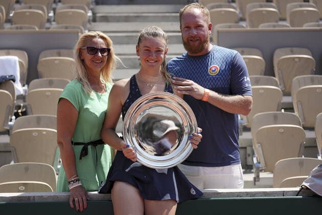 Lucie Havlickova vitezka juniorky Roland Garros 2022 CTKPhotoF202206041219201 