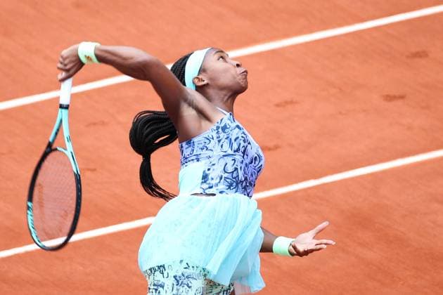 2022 French Open Women s Final Coco Gauff during her match against Iga Swiatek on Philipe Chatrier court in the 2022 French Open women s final. PARIS France  Copyright: xIbrahimxEzzatx originalFilename:ezzat-notitle220604_npjkc.jpg