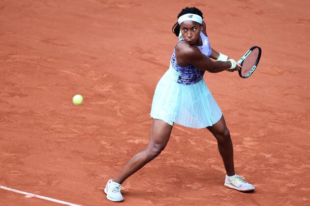 2022 French Open Women s Final Coco Gauff during her match against Iga Swiatek on Philipe Chatrier court in the 2022 French Open women s final. PARIS France  Copyright: xIbrahimxEzzatx originalFilename:ezzat-notitle220604_np4xu.jpg