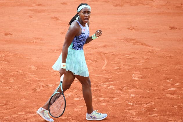 2022 French Open Women s Final Coco Gauff during her match against Iga Swiatek on Philipe Chatrier court in the 2022 French Open women s final. PARIS France  Copyright: xIbrahimxEzzatx originalFilename:ezzat-notitle220604_npbOL.jpg