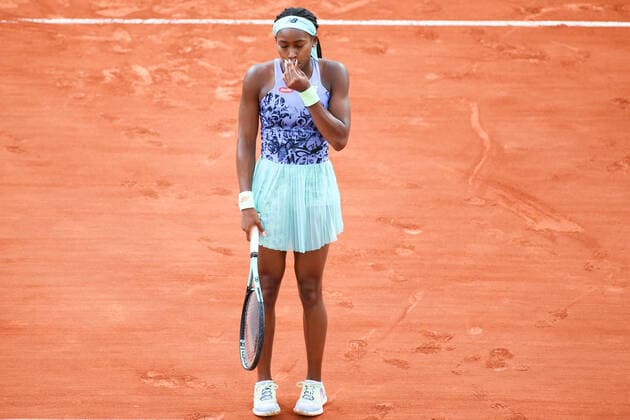2022 French Open Women s Final Coco Gauff during her match against Iga Swiatek on Philipe Chatrier court in the 2022 French Open women s final. PARIS France  Copyright: xIbrahimxEzzatx originalFilename:ezzat-notitle220604_npMRD.jpg