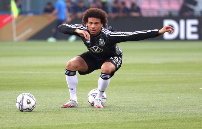 June 4, 2022, Bologna, Emilia Roimagna, Italy: Bologna 04 06 2022, during the football match valid for Nations League 2022, between the national teams of Italy and Germany at the Renato DallAra stadium in Bologna.In picture: Serge Gnabry Bologna Italy - ZUMAs236 20220604_zap_s236_010 Copyright: xFabioxSassox