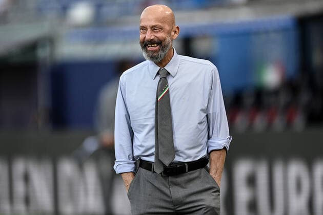 Db Bologna 04 06 2022 - Uefa Nations League Italia-Germania foto Daniele Buffa Image nella foto: Gianluca Vialli 