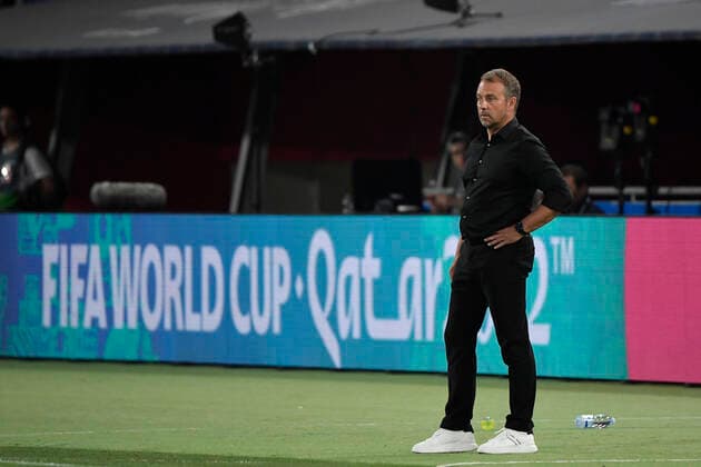 Hans-Dieter Flick head coach of Germany during the Uefa Nations League group 3 football match between Italy and Germany at Renato Dall Ara stadium in Bologna (Italy), June 4th, 2022. Photo Andrea Staccioli Insidefoto andreaxstaccioli