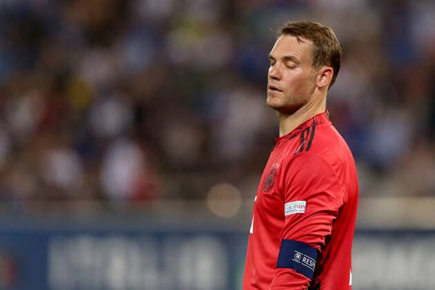 04 06 2022, Bologna, Italy, Renato Dall Ara , Italy vs Germany UEFA Nations League Path A Group 2, Manuel Neuer Germany dismissed photo H Langer Bologna Renato Dall Ara Emilia Romagna Italy  541_ITAGER20220604_040 Langer-541
