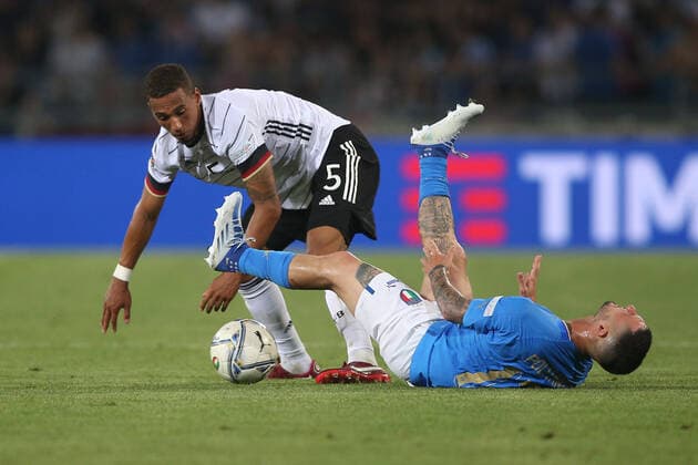 04.06.2022: THILO KEHRER (GERMANY), MATTEO POLITANO (ITALY) in action during the UEFA Nations league 2023 football match between Italy vs Germany at Stadio Dall™Ara in Bologna on 04 june 2022.  Copyright: xMarcoxIacobuccix xipa-agency.netx xMarcoxIacobuccix 0